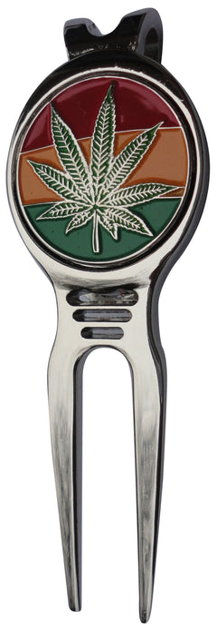 Mary Jane Rasta Ball Marker divot fixer pic 3