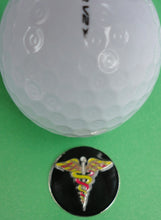 Medical Symbol Ball Marker golf ball pic