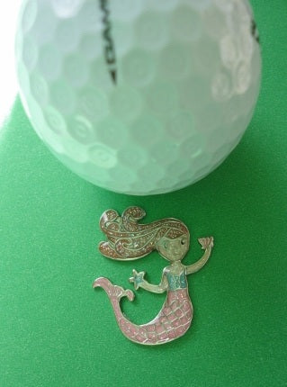 Mermaid Ball Marker golf ball pic 1