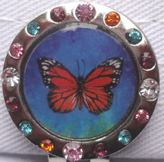 Monarch Watercolor Crystal Ball Marker hat brim pic 1