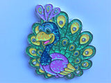 Peacock Golf Ball Marker with Magnetic Hat Clip