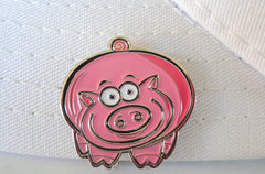 Piggie Ball Marker hat brim pic