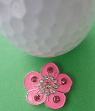 Pink Flower Golf Ball Marker golf ball comparison pic