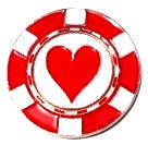 Poker Chip Hearts Ball Marker main pic
