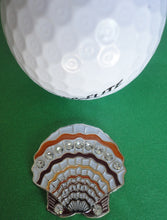 Sea Shell Ball Marker golf ball pic