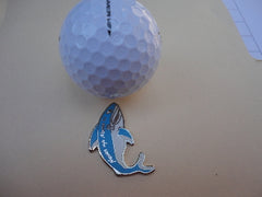 Blue & White Shark Ball Marker golf ball pic 1