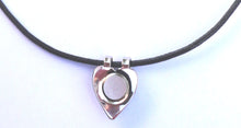 Black Cord Necklace with Heart Shaped Magnet main pic