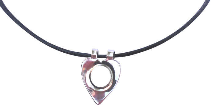 Black Cord Necklace with Heart Shaped Magnet product pic 1