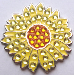 Sunflower w/Crystals Ball Marker product pic 1