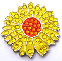 Sunflower w/Crystals Ball Marker