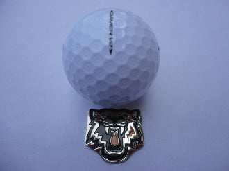 Tiger Orange Ball Marker golf ball comparison pic