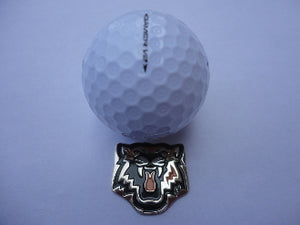 Tiger Orange Ball Marker golf ball comparison pic
