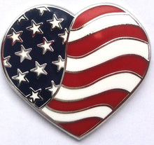 American Flag Heart Ball Marker product pic 2