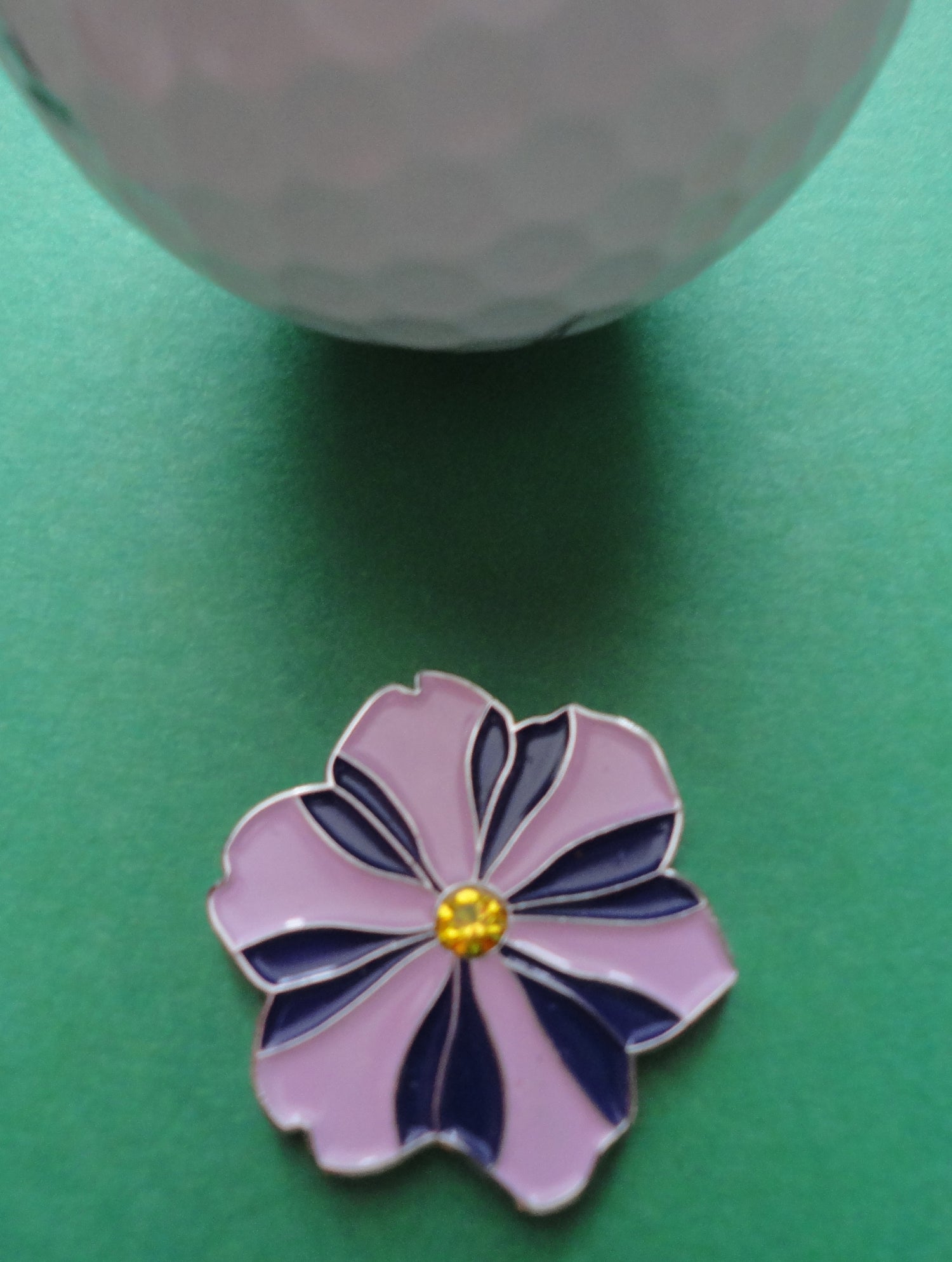Violet with Yellow Crystal