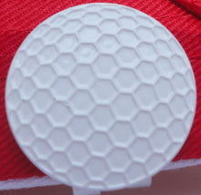 White Golf Ball Marker hat brim pic 2