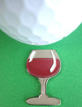 Wine Glass Ball Marker golf ball pic