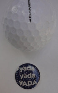 yada yada YADA Ball Marker golf ball pic