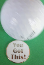 You Got This Gold Ball Marker golf ball pic