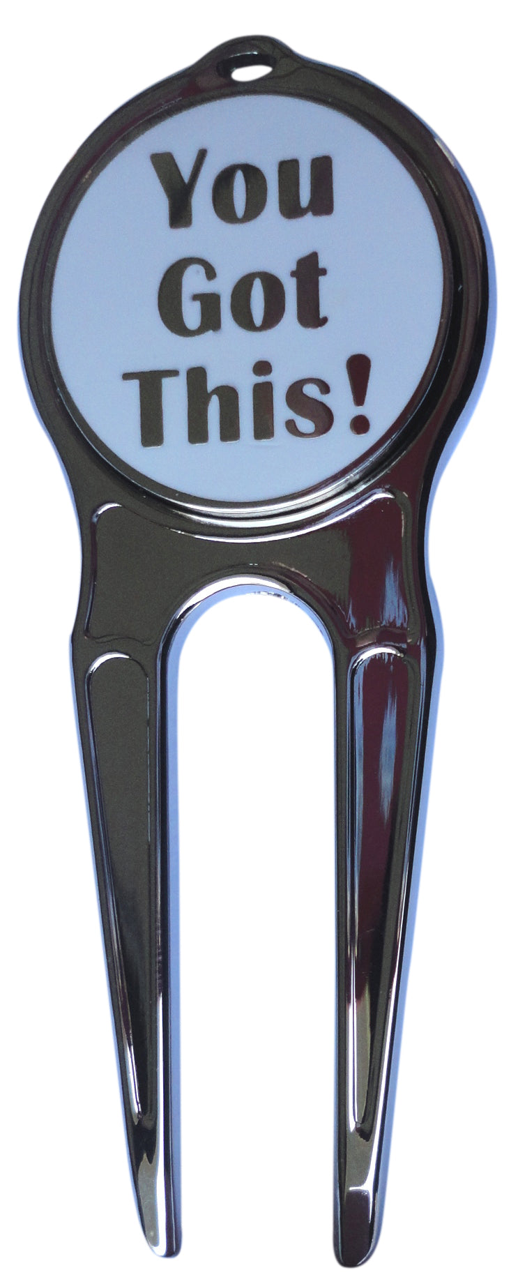 You Got This Silver Ball Marker divot fixer 4