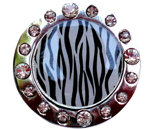 Zebra Stripes w/ Crystals Ball Marker product pic 2