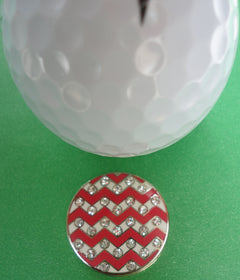 Zig Zag Ball Marker golf ball pic 2